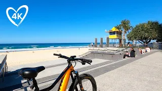 Long Ride - Surfers Paradise to Palm Beach Australia - 4K Virtual Bike Ride & Treadmill