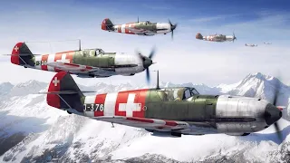 SWISS Me 109 Fighters vs. USAAF - SECRET Air War over Switzerland ('44 - '45)