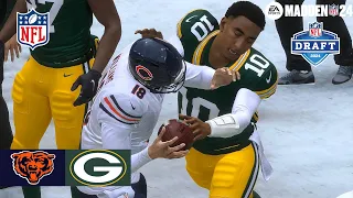 Madden 24 Austin Booker Bears vs Edgerrin Cooper Packers (Madden 25  Roster) 2024 Sim Game Play