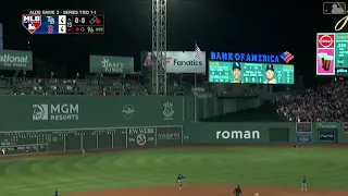 The Red Sox win with Christian Vázquez walk off