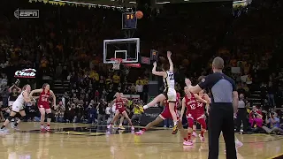 CAITLIN CLARK FOR THE WIN! Buzzer Beating 3 Lifts #6 Iowa Hawkeyes Over #2 Indiana Hoosiers!