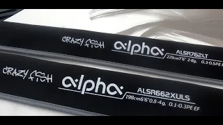 Прогулка с Crazy Fish Alpha ALSR662XULS и ALSR762LT. Тест на воде.