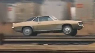 Charles Bronson hard drives a '69 Camaro