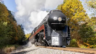 [4K/60FPS] Norfolk & Western J Class #611 Commands The Shenandoah Valley Limited! #youtube