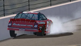 Dale Earnhardt Jr 2002 California NAPA Auto Parts 500 Crash - NR2003 Reenactment