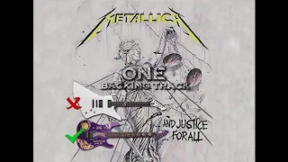 Metallica - One - Backing Track for Guitar (with Vocals) No Rhythm Guitar, You Are James!