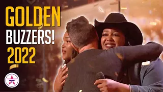 ALL 6 GOLDEN BUZZERS On America's Got Talent 2022!