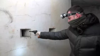 Имитация подземного боя с использованием траверса, форт №3 Владивостокской крепости