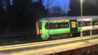 Southern Electrostar 377-467 departing Preston Park 14th January 2016