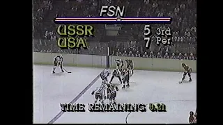 USSR at Team USA 3rd period (incomplete) - December 1987