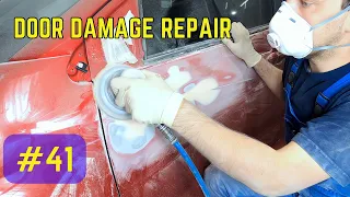 How do i repair dents on car panels. #autopremium #car #dent #repair #paintshop