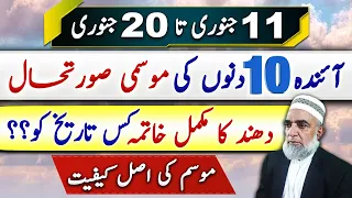 Weather Forecast for Next 10 days (11th - 20th January 2024) || Crop Reformer