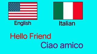 Italian and English language conversation practice . @Languagetrans1