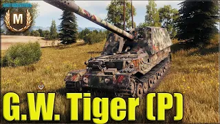 Девушка играет на АРТЕ 💩 World of Tanks G.W. Tiger (P) лучший бой