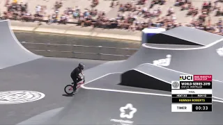 Hannah Roberts | 1st place - UCI BMX Freestyle Park World Cup Women Final | FISE Montpellier 2019