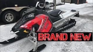 Brand new 2018 Polaris Pro RMK 800 walk around + startup