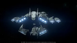 Javelin big guns moving on rails - fully animated | Star Citizen 3.23 Open PTU