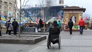 Euromaidan - There is no terrorists at Maidan in Kiev Ukraine