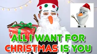 Disney & pixar sings  All I Want For Christmas Is You by Mariah Carey