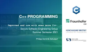 C++ Programming SS21 - Week 5