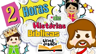 2 HORAS de Desenhos Bíblicos - MARATONA LIÇÕES DA BIBLIA KIDS