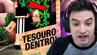 DESCOBRI UM TESOURO NUMA RUÍNA RARÍSSIMA! MINECRAFT #2-04