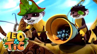 Leo and Tig 🦁 Friends games 🐯 Funny Family Good Animated Cartoon for Kids