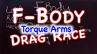 F-Body Torque Arm Drag Racing