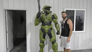 3D Printing a Life Sized Master Chief - Episode 6 - Weathering