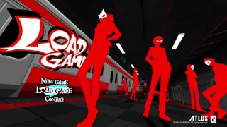 Persona 5 Title Screen