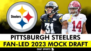 FAN-LED Pittsburgh Steelers Mock Draft Ft. Brian Branch, Jack Campbell | Steelers Draft Rumors