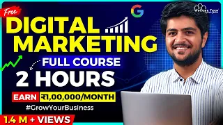 Digital Marketing Full Course for Beginners in 2 HOURS [No Experience Needed] - FREE