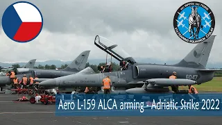 Arming the czech L-159 ALCA for live firing - gun pod and rockets