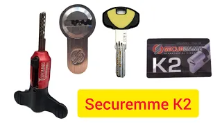 Securemme K2 Topolino Как легко без повреждения открыть замок Секюрем К2https://Medvejatnik.com.ua