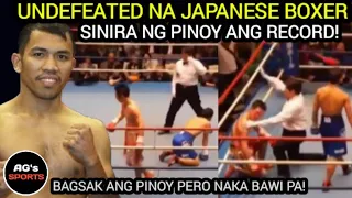 Undefeated Japanese Boxer SINIRA ng PINOY ang Record! | BAGSAK ang PINOY pero Naka Bawi Pa!
