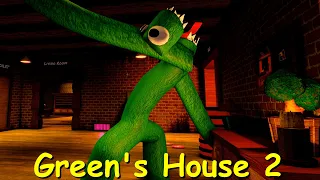 ROBLOX | Green's House 2 Full Playthrough Gameplay (Rainbow Friends Fangame)