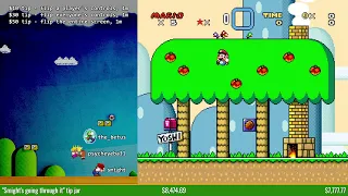 Cursed Mario World, sharing and rotating controls - with Diabetus, Psychedelic Eyeball (during the s