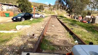 Railcart ride in Tecate, Mexico 🇲🇽