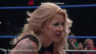 TNA KNOCKOUTS - KAYCI QUINN VS ANGELINA LOVE- VICTORY ROAD 2017