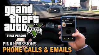 GTA 5 - Phone Calls & Emails after Final Missions [PS4]