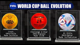 FIFA WORLD CUP BALL  EVOLUTION 1930 -2022