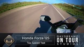 Honda Forza 125 Top Speed Test