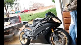 Yamaha R6 cold start