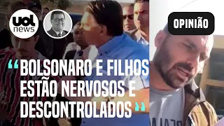 Bolsonaro e Eduardo estão descontrolados; presidente teme risco de prisão, diz Tales Faria