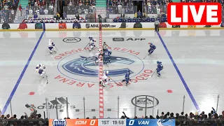 NHL LIVE🔴 Edmonton Oilers vs Vancouver Canucks | Game 7 - 20th May 2024 | NHL Full Match - NHL 24