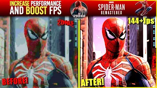 SPIDER-MAN REMASTERED Guide: How to BOOST FPS and OPTIMISE Performance (Fix LAG & Stutters)