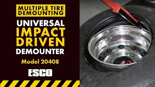Multiple Tire Demounting with Universal Demounting Tool  [Model 20408]