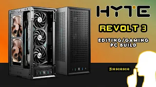 Travel In Silence?! Building The Hyte Revolt 3 | Noctua Air Cooled Gaming / Editing PC Build