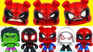 Marvel Spider-Man transform into face-changing Mighty Muggs! #DuDuPopTOY