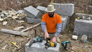 Drills and Bits for splitting stone